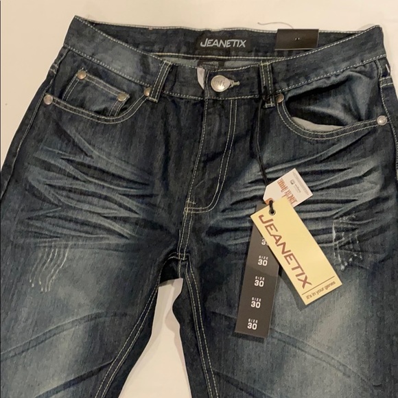 NWT Jeanetix Men’s Blue Jeans Size 30 - Picture 3 of 12